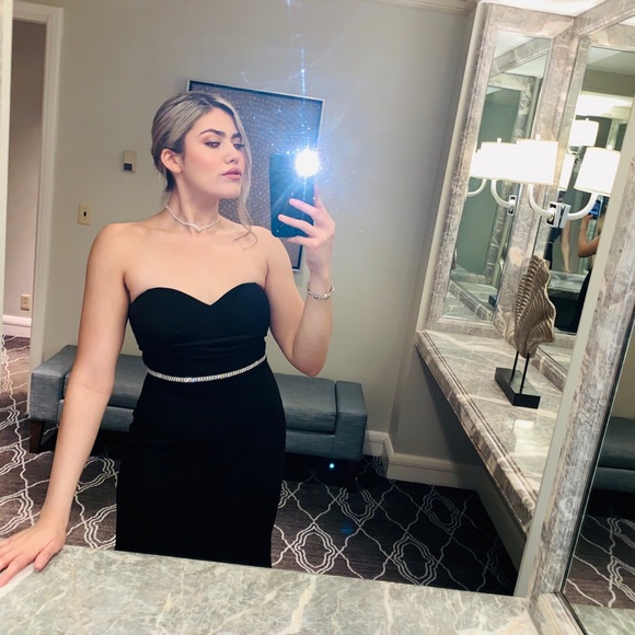 Black sweet heart formal dress - Picture 4 of 5